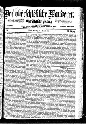 Der Oberschlesische Wanderer vom 03.11.1898