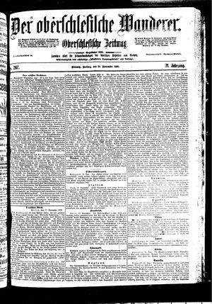 Der Oberschlesische Wanderer vom 18.11.1898