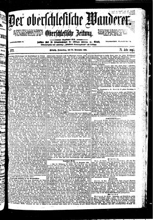 Der Oberschlesische Wanderer vom 24.11.1898
