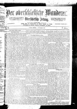 Der Oberschlesische Wanderer on Jan 29, 1899