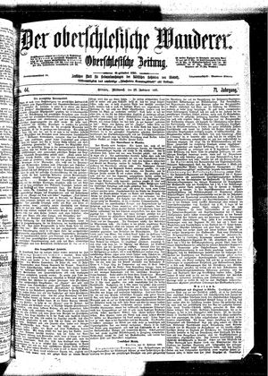 Der Oberschlesische Wanderer vom 22.02.1899