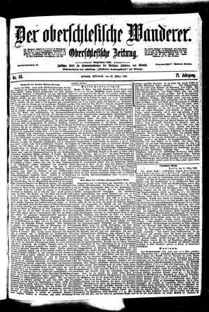 Der Oberschlesische Wanderer vom 22.03.1899