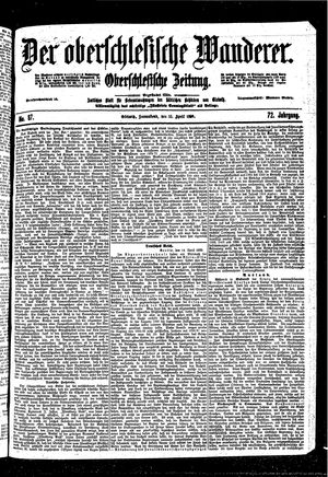 Der Oberschlesische Wanderer vom 15.04.1899