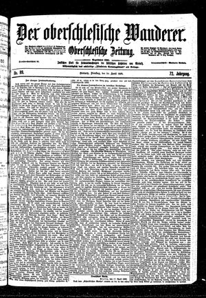 Der Oberschlesische Wanderer vom 18.04.1899