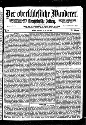 Der Oberschlesische Wanderer on Apr 20, 1899