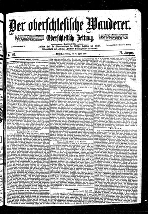 Der Oberschlesische Wanderer on Apr 30, 1899