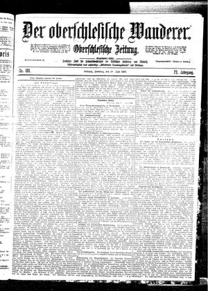 Der Oberschlesische Wanderer vom 18.06.1899