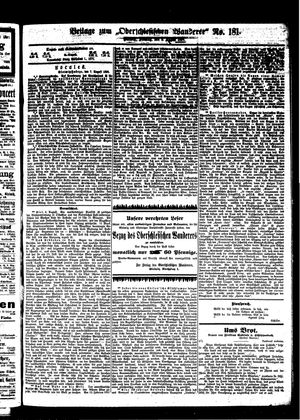 Der Oberschlesische Wanderer on Aug 8, 1899