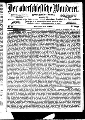 Der Oberschlesische Wanderer on Aug 20, 1899