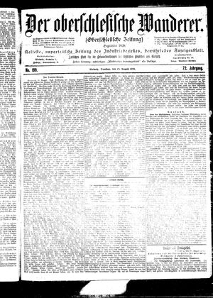 Der Oberschlesische Wanderer vom 29.08.1899