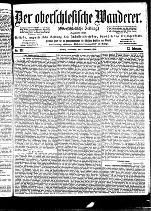 Der Oberschlesische Wanderer on Sep 7, 1899