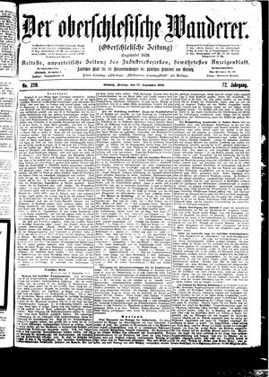 Der Oberschlesische Wanderer vom 22.09.1899