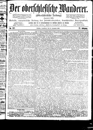 Der Oberschlesische Wanderer vom 30.09.1899