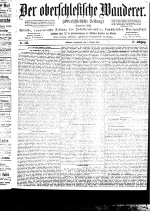 Der Oberschlesische Wanderer vom 07.10.1899