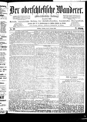 Der Oberschlesische Wanderer vom 10.10.1899