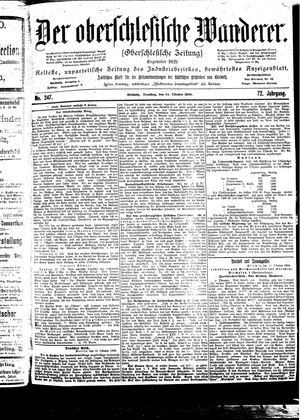 Der Oberschlesische Wanderer vom 24.10.1899