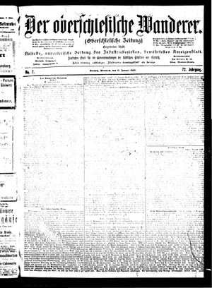 Der Oberschlesische Wanderer vom 10.01.1900