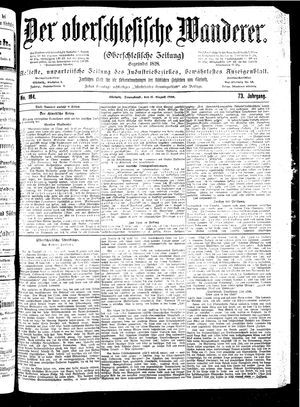 Der Oberschlesische Wanderer vom 11.08.1900