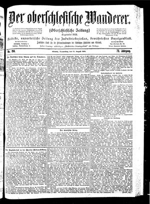 Der Oberschlesische Wanderer vom 23.08.1900