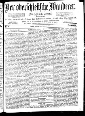 Der Oberschlesische Wanderer vom 19.09.1900