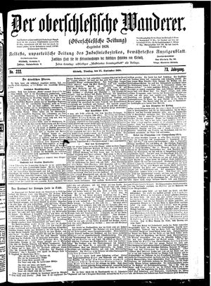 Der Oberschlesische Wanderer vom 25.09.1900
