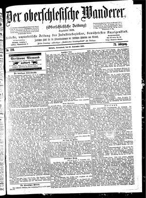 Der Oberschlesische Wanderer vom 29.09.1900