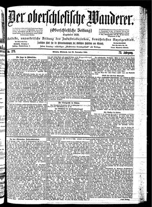 Der Oberschlesische Wanderer vom 28.11.1900