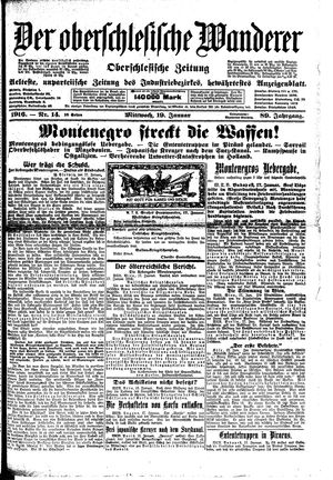 Der Oberschlesische Wanderer vom 19.01.1916