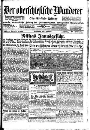 Der Oberschlesische Wanderer on Jan 23, 1916