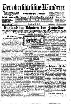 Der Oberschlesische Wanderer vom 04.04.1916
