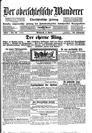Der Oberschlesische Wanderer on Apr 5, 1916