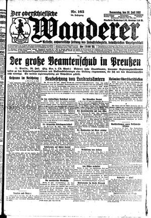 Der Oberschlesische Wanderer vom 20.07.1922