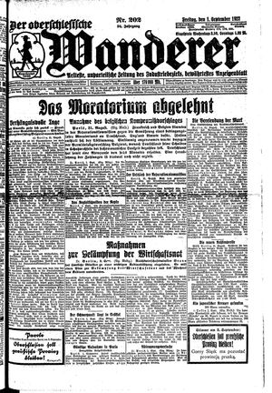 Der Oberschlesische Wanderer vom 01.09.1922