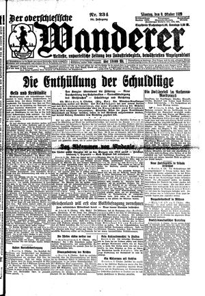 Der Oberschlesische Wanderer on Oct 9, 1922