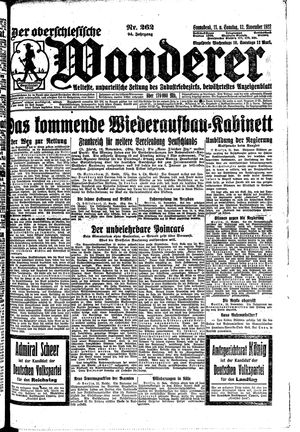 Der Oberschlesische Wanderer on Nov 11, 1922