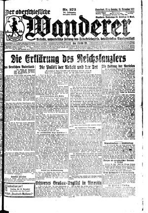 Der Oberschlesische Wanderer vom 25.11.1922