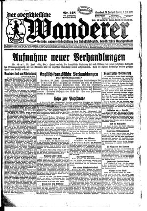 Der Oberschlesische Wanderer vom 30.06.1923