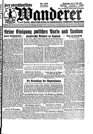 Der Oberschlesische Wanderer on Jul 5, 1923