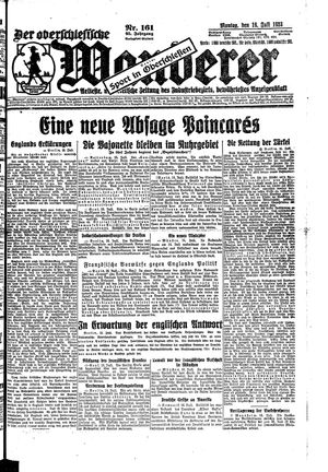Der Oberschlesische Wanderer vom 16.07.1923