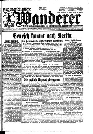 Der Oberschlesische Wanderer vom 21.07.1923