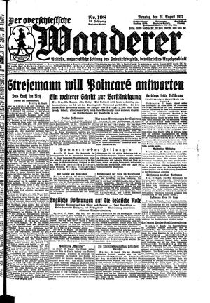 Der Oberschlesische Wanderer vom 28.08.1923