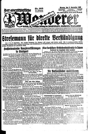 Der Oberschlesische Wanderer on Sep 3, 1923