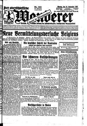 Der Oberschlesische Wanderer vom 24.09.1923