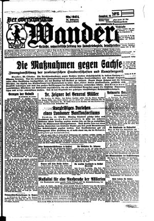 Der Oberschlesische Wanderer vom 20.10.1923