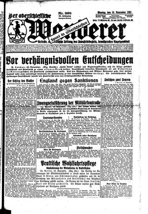 Der Oberschlesische Wanderer on Nov 19, 1923