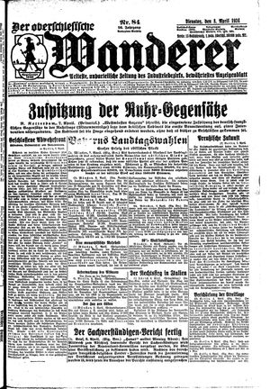 Der Oberschlesische Wanderer vom 08.04.1924