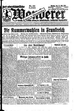 Der Oberschlesische Wanderer on May 12, 1924