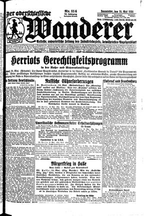 Der Oberschlesische Wanderer vom 15.05.1924