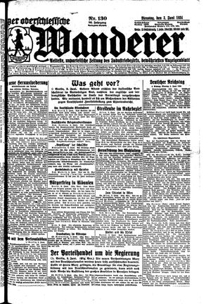Der Oberschlesische Wanderer vom 03.06.1924