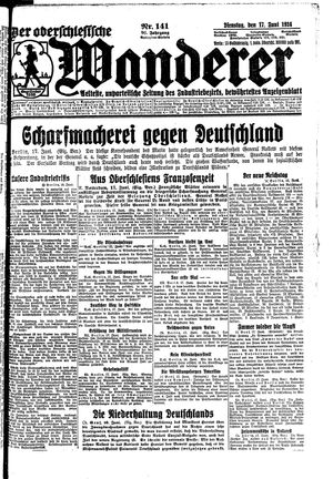 Der Oberschlesische Wanderer vom 17.06.1924